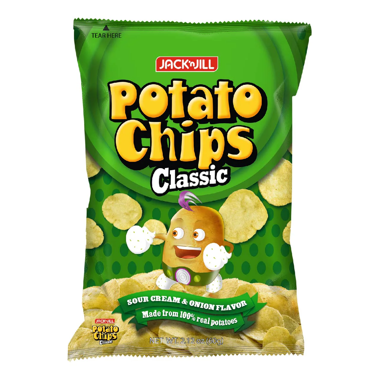 Potato Chips Classic Sour Cream & Onion 60g/50