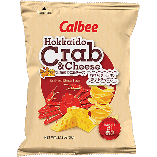 Calbee  Potato Chips Hokkaido Crab & Cheese 60g/24