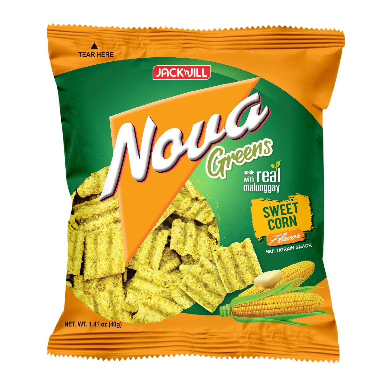 Nova Green Sweet Corn 40g/80