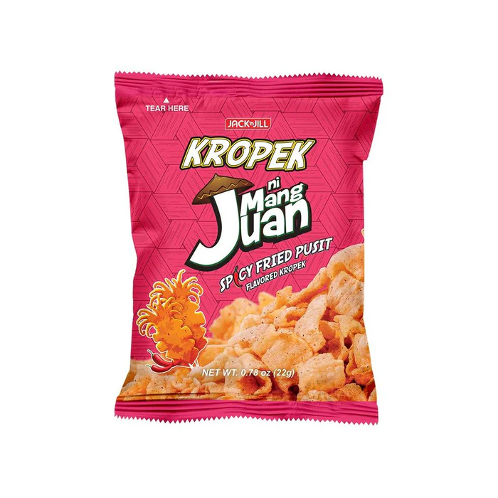 Kropek ni Mang Juan Spicy Fried Pusit 22g/72