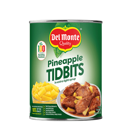 Pineapple Tidbits in Extra Light Syrup