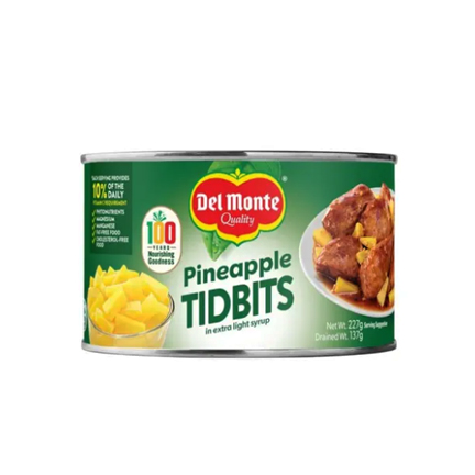 Pineapple Tidbits in Extra Light Syrup