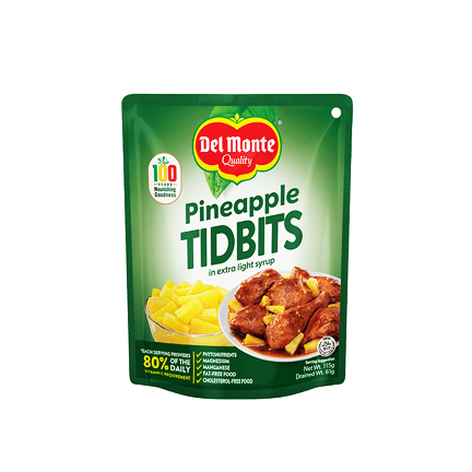 Pineapple Tidbits in Extra Light Syrup