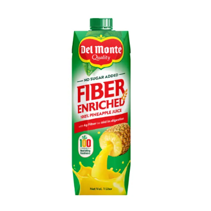100 % Pineapple Juice Fiber-Enriched
