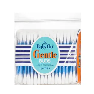 B-Flo Gentle Buds plastic Blue 108tips