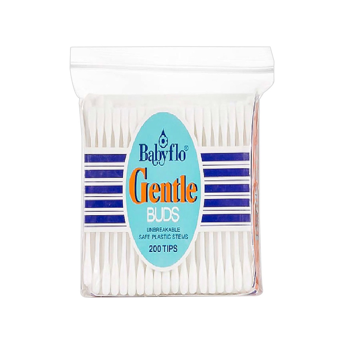 Gentle Buds Plastic White