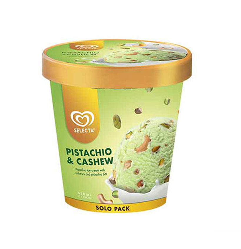 Ice Cream Pistachio & Cashews 450ml