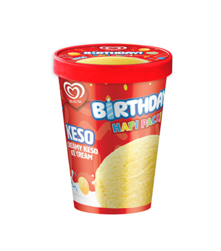 Birthday Ice Cream Hapi Pack Keso 400ml