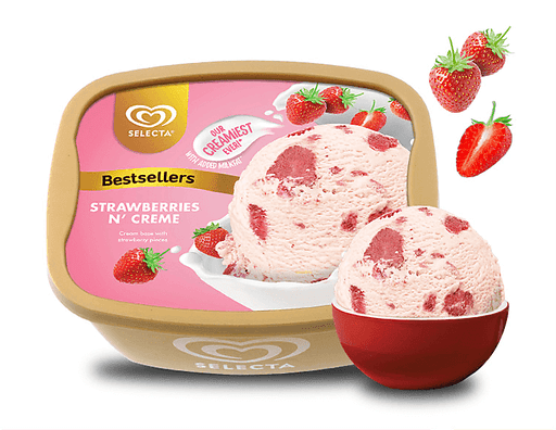 Ice Cream Strawberry n' Cream 1.3L