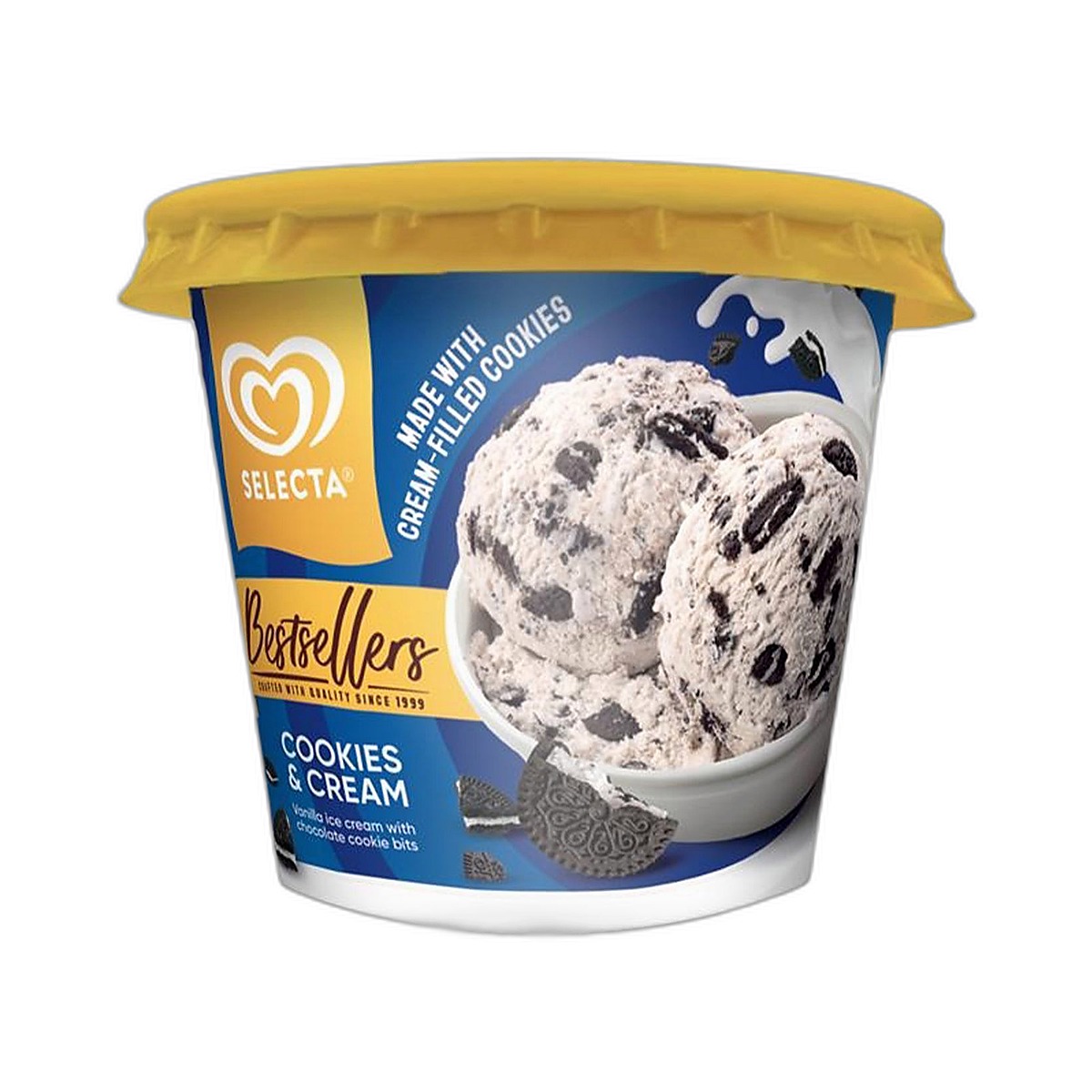 Ice Cream Cup Cookies & Cream 100ml/16