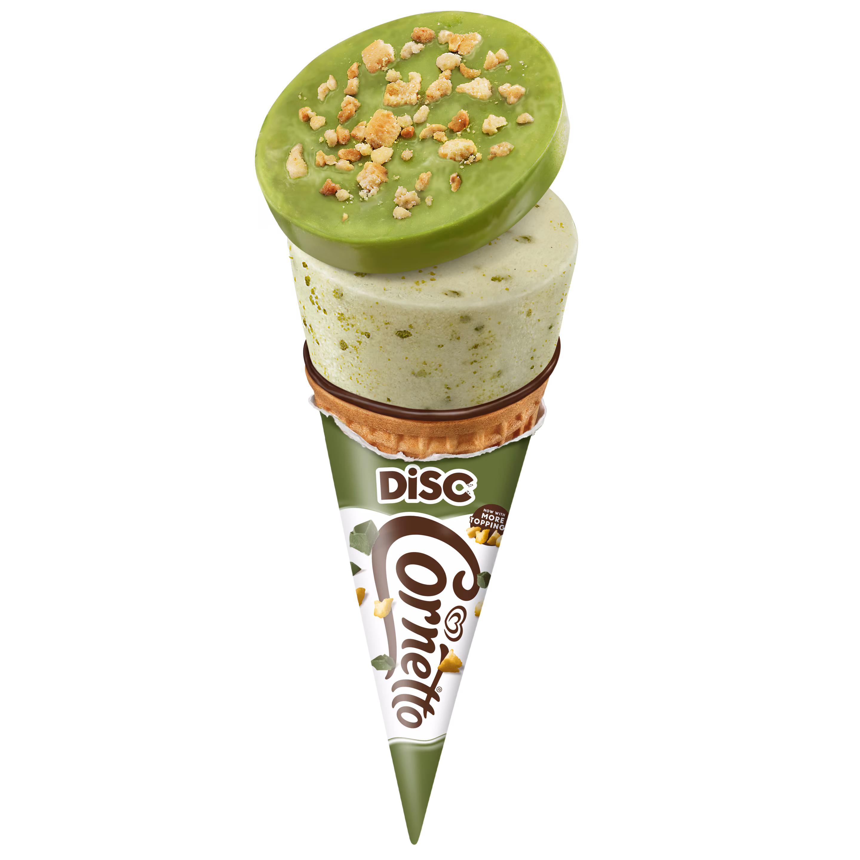 Ice Cream Cornetto Disc Matcha Crumble 115ml/24