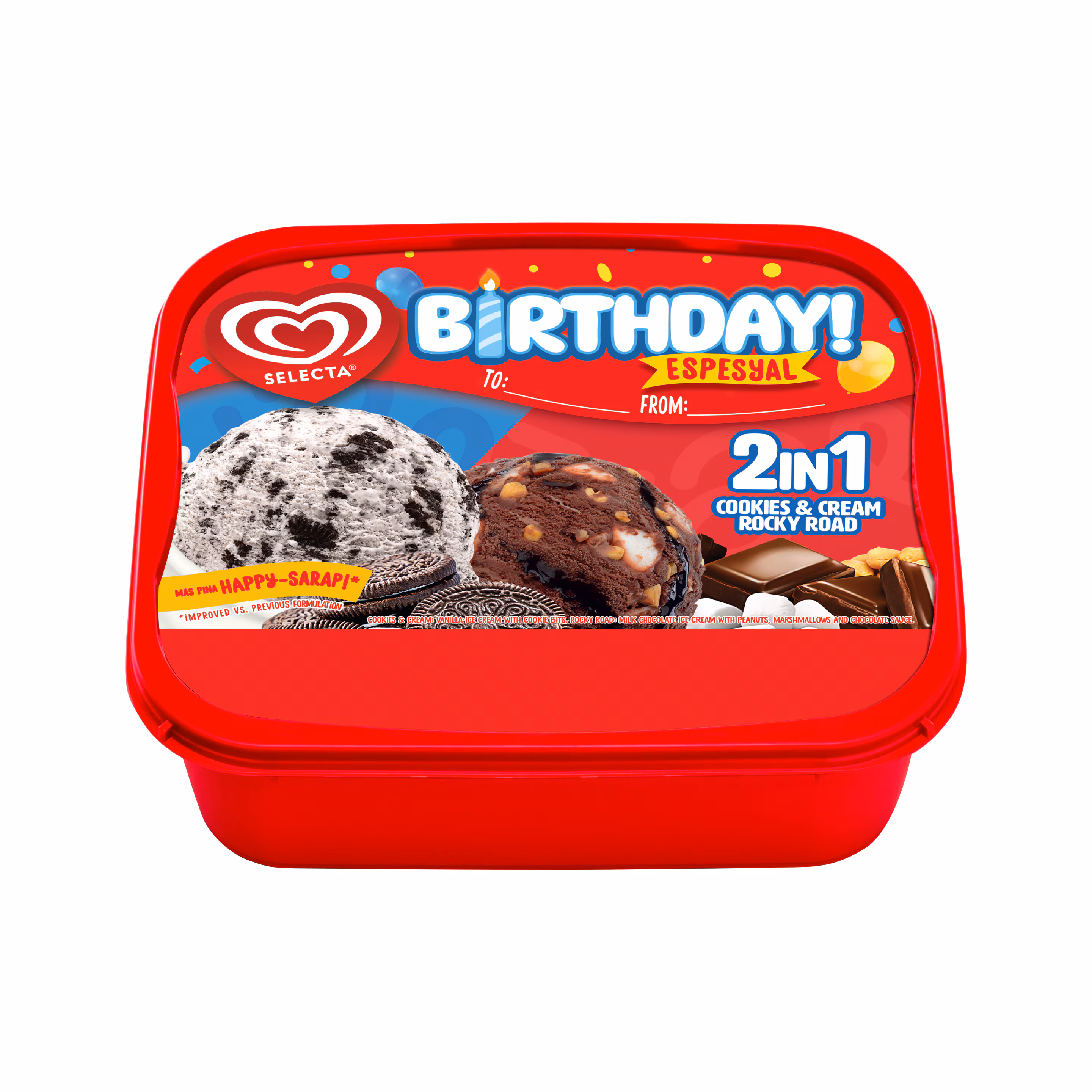 Bithday Ice Cream 2in1 Cookies & Cream-Rocky Road 1.25ml