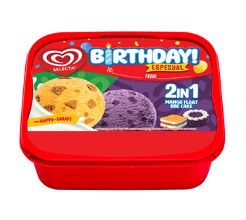 Birthday Ice Cream Mango Float - Ube Cake 1.3L
