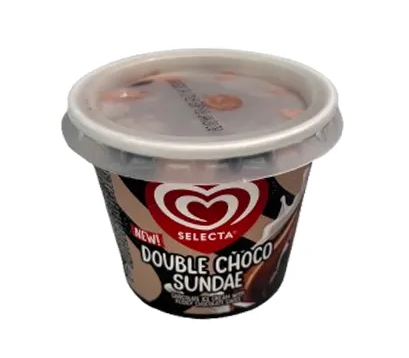 Ice Cream Cup Double Choco Sundae 100ml/16