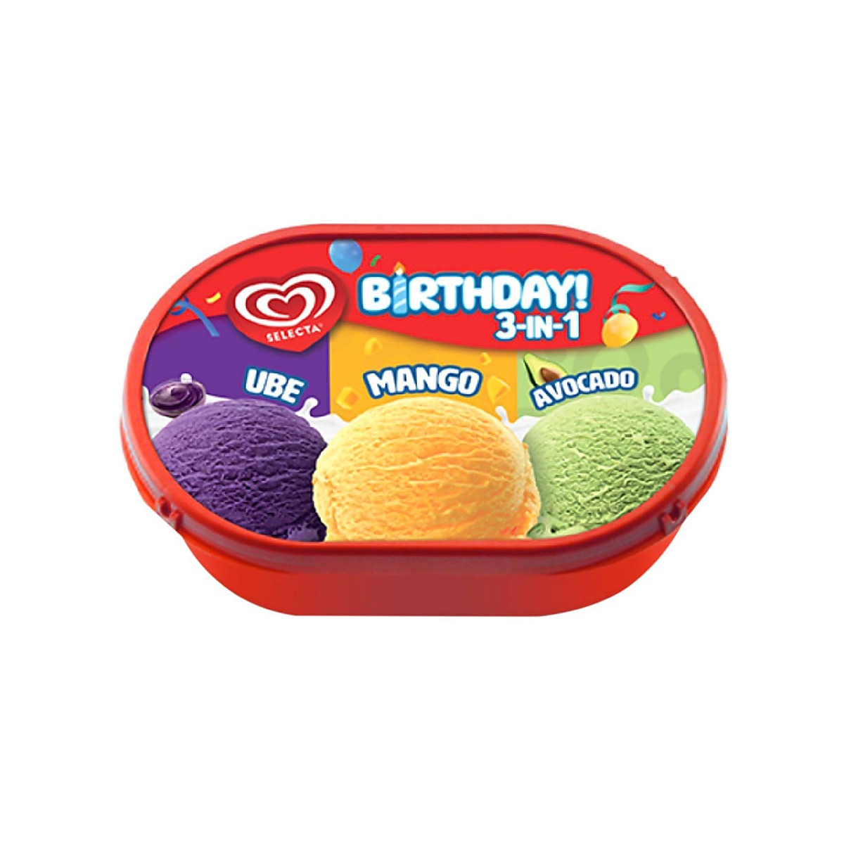Ice Cream Ube-Mango-Avocado 700ml