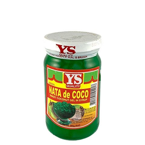 Nata de Coco Sweet Coconut Gel in Syrup Green
