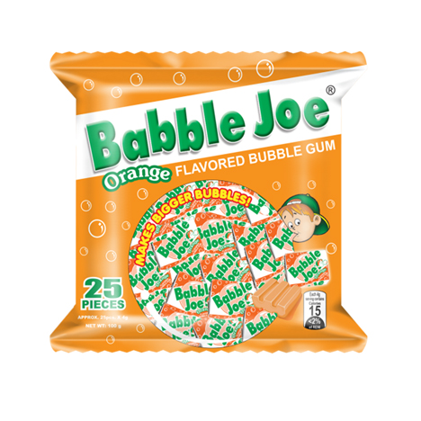 Babble Joe Bubble Gum Orange