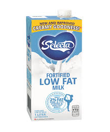 Fortified Low Fat Milk 1L/12