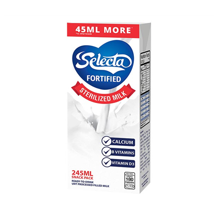 Fortified Sterilized Processed Filled Milk 245ml/24