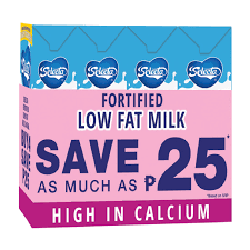 Fortified Low Fat Milk 245ml x 4's save 25