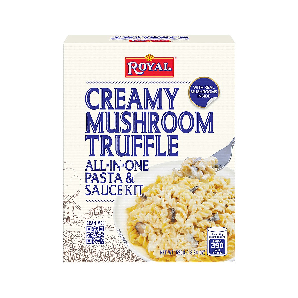 Royal Truffle All-in-One Pasta & Sauce Kit 520g