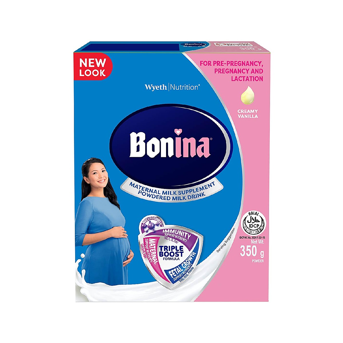 Bonina Maternal Milk Supplement Creamy Vanilla 350g