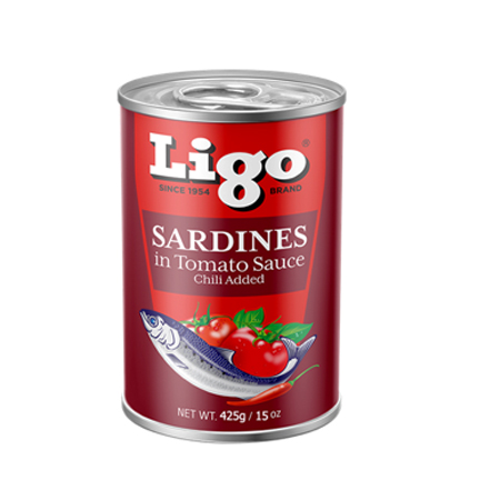 Sardined in Tomata Sauce with Chili EOC