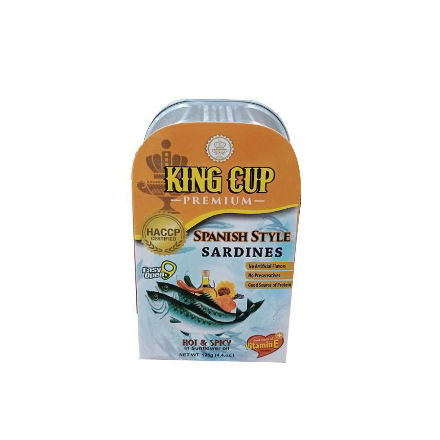 King Cup Premium Spanish Sardines 125g