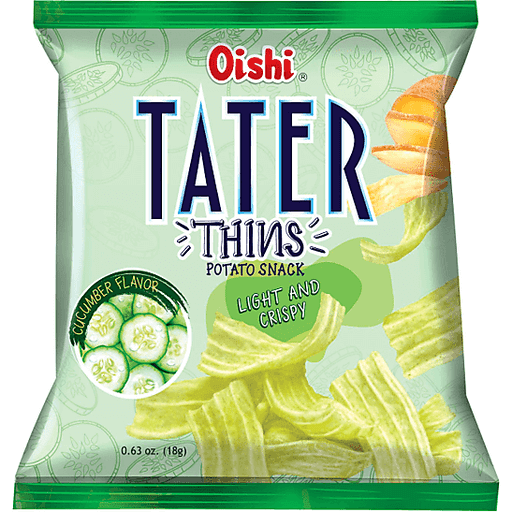 Tater Thins Cucumber 18G/100