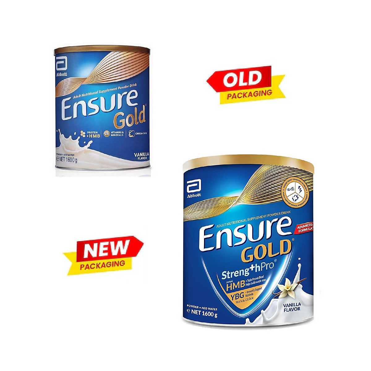 Ensure Gold Vanilla Adult Powdered Milk Drink 1.6kg