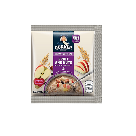 Instant Oatmeal Fruit & Nuts With Real Fruit Pieces