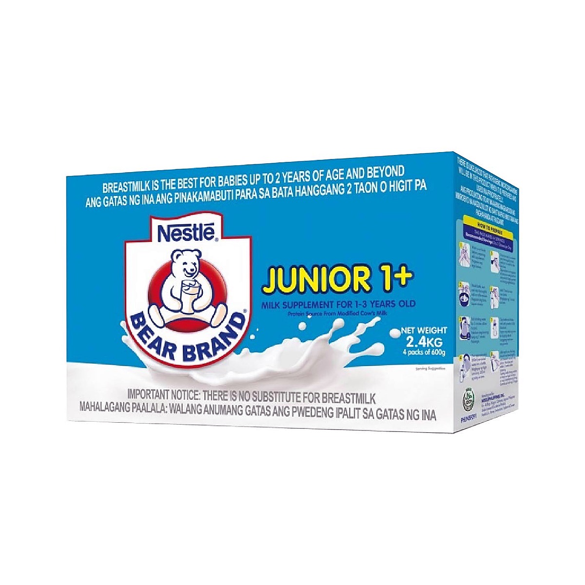 Bear Brand Junior Powdered Milk Drink 2.4kg