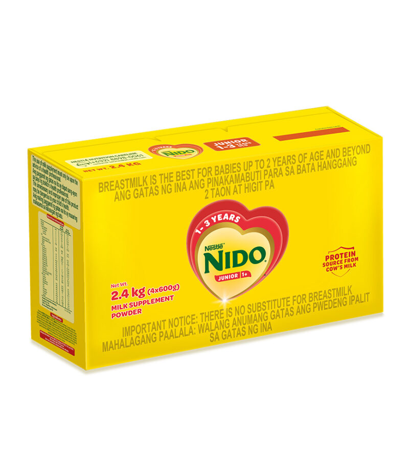 Nido Junior for 1-3 Years Old 600g x 4's/2.4kg