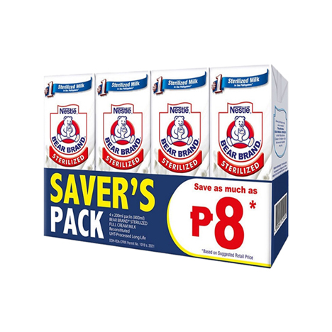 Bear Brand Sterilized Milk Save8