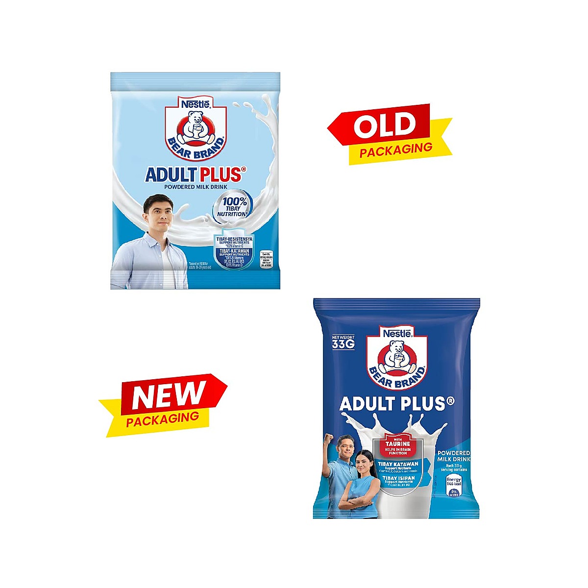 Bear Brand Adult Plus Powdered Milk Drink 33g