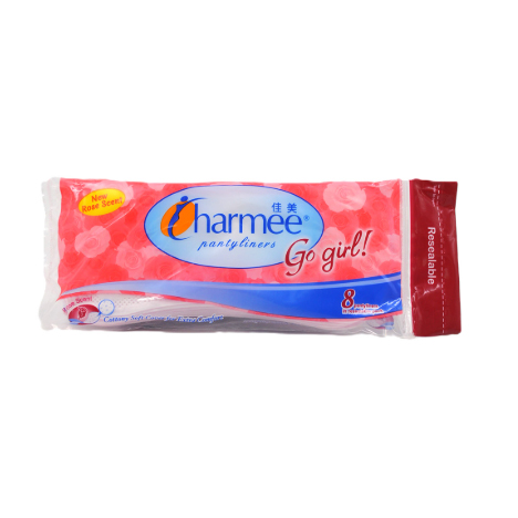 Panty Liner Rose Scent Resealable Pack