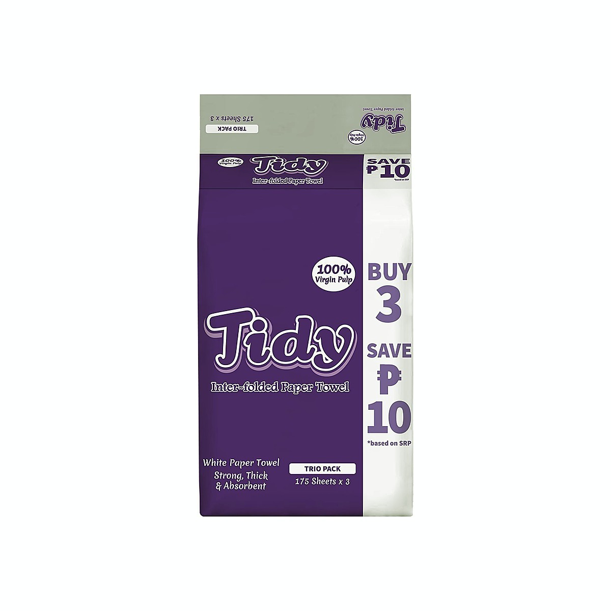 Tidy Ifp Towel White 175S 8/3'