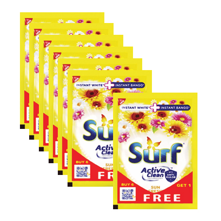 Powder Detergent ActiveClean Sun Fresh