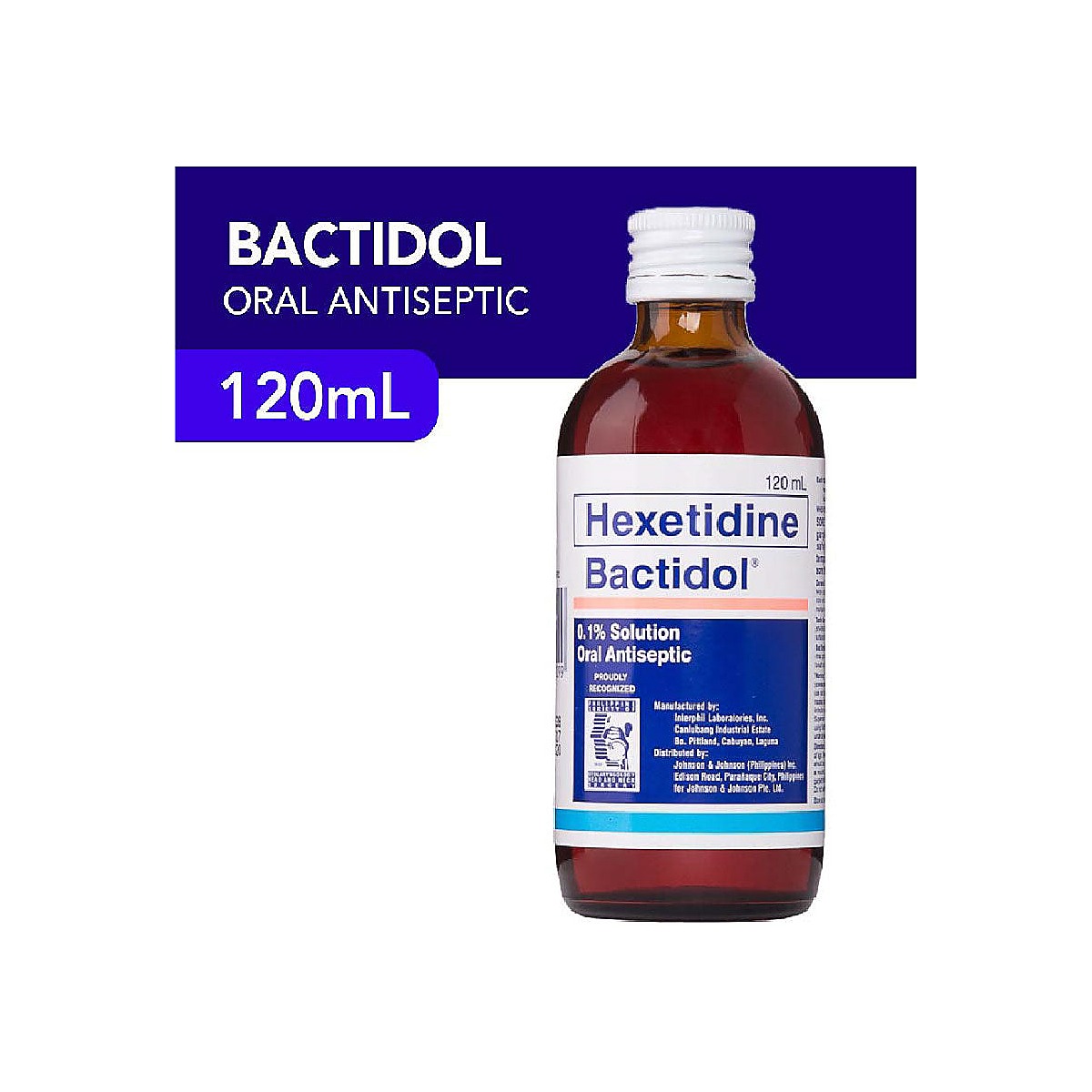 Bactidol Antiseptic Mouthwash 120ml