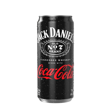 Tennesse Whisky Mixed with Coca-Cola in Can