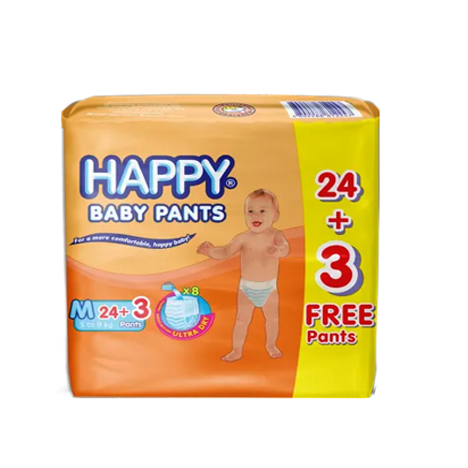 Diaper Pants Medium (24+3s)