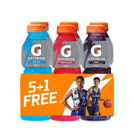 Assorted Energy Sports Drink 5+1FREE