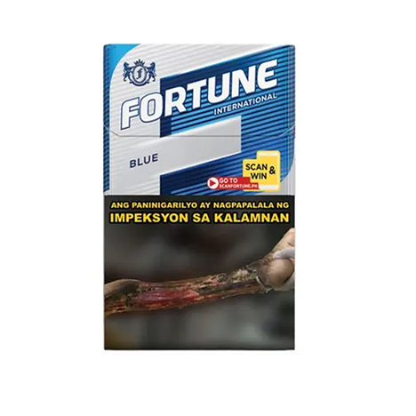 Blue Silver  Flip Top Box Cigarettes