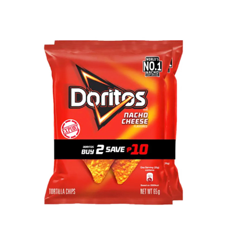 Doritos Nacho Cheese Flavored Tortilla Chips
