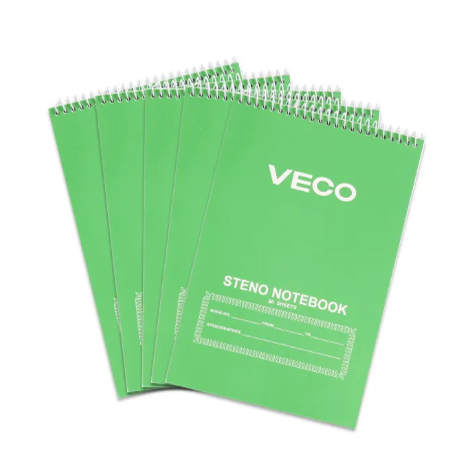 Steno Notebook 60Sheets Green