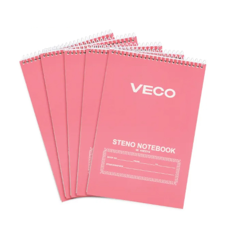 Steno Notebook 60Sheet Pink