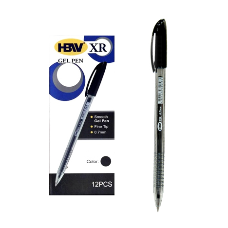 XR Gel Pen Black 0.7mm