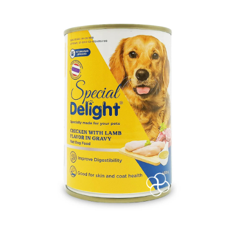 Adult Dog Wet Food Chicken With Lamb Flavor In Gravy