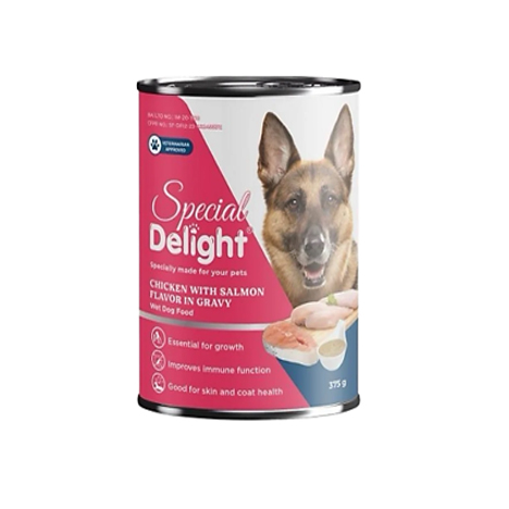 Dog Wet Food Chicken With Salmon flavor In Gravy