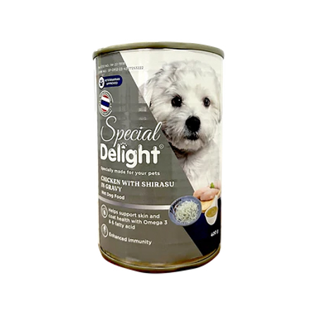 Puppy Dog Wet Food Chicken With Shirasu In Gravy